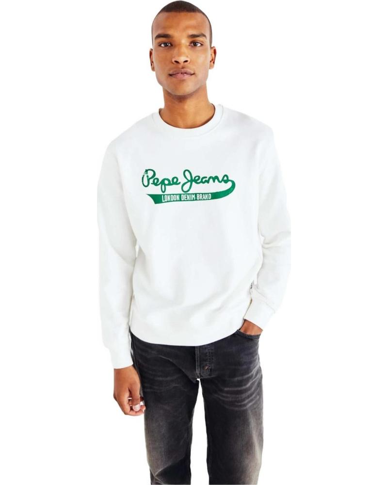 PEPE JEANS SUDADERA PEPE JEANS DE HOMBRE BLANCA BLANCO