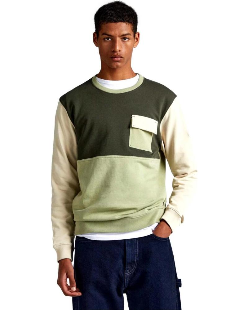 PEPE JEANS SUDADERA PEPE JEANS DE HOMBRE EN COLOR VERDE VERDE