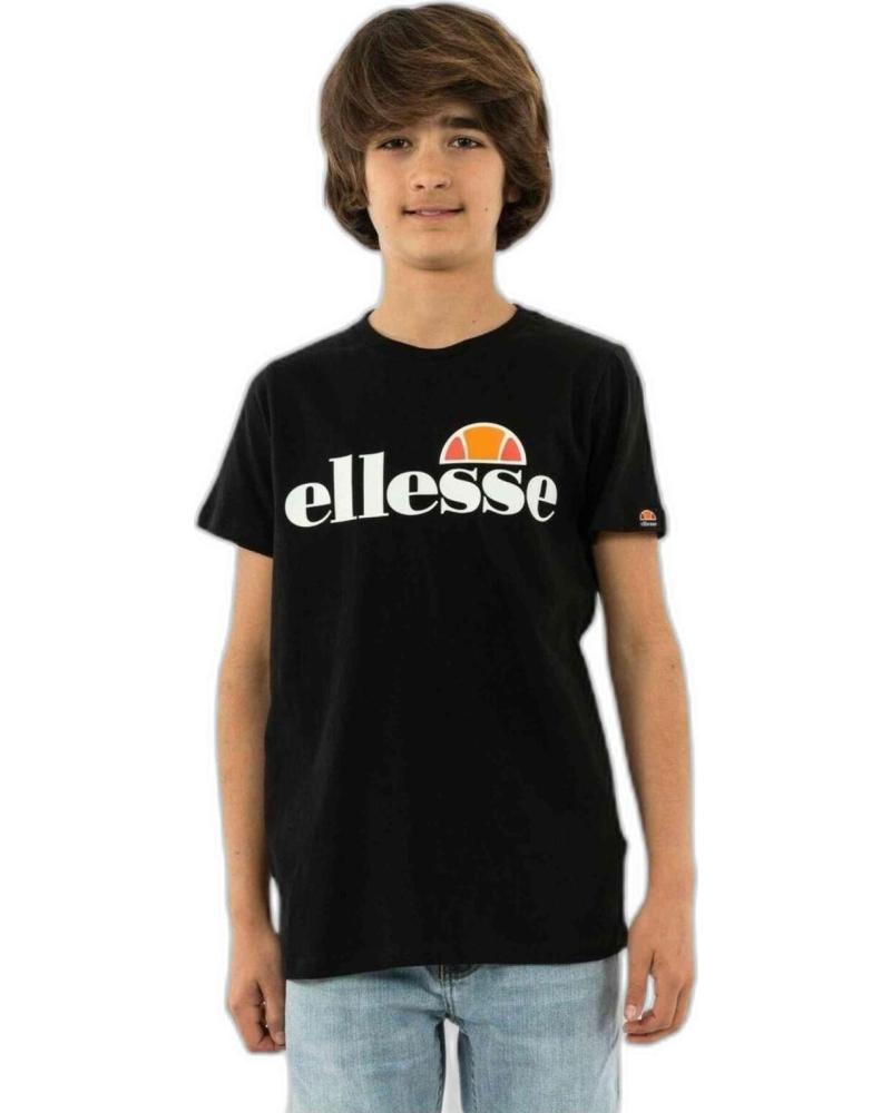 ELLESSE CAMISETA UNISEX NIÑA ELLEGSE MANGA CORTA NEGRA NEGRO