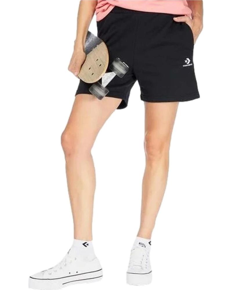 CONVERSE PANTALÓN CORTO CONVERSE PARA MUJER NEGRO