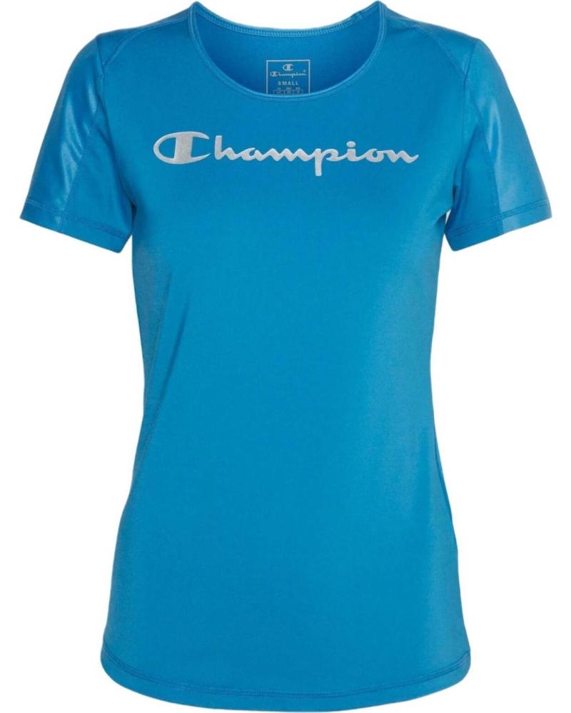 CHAMPION CAMISETA DE MANGA CORTA CHAMPION PARA MUJER AZUL