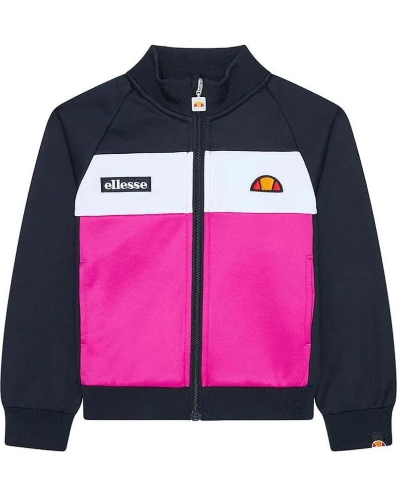ELLESSE CHAQUETA DEPORTIVA INFANTIL UNISEX ELLESSE DE COLOR ROSA ROSA