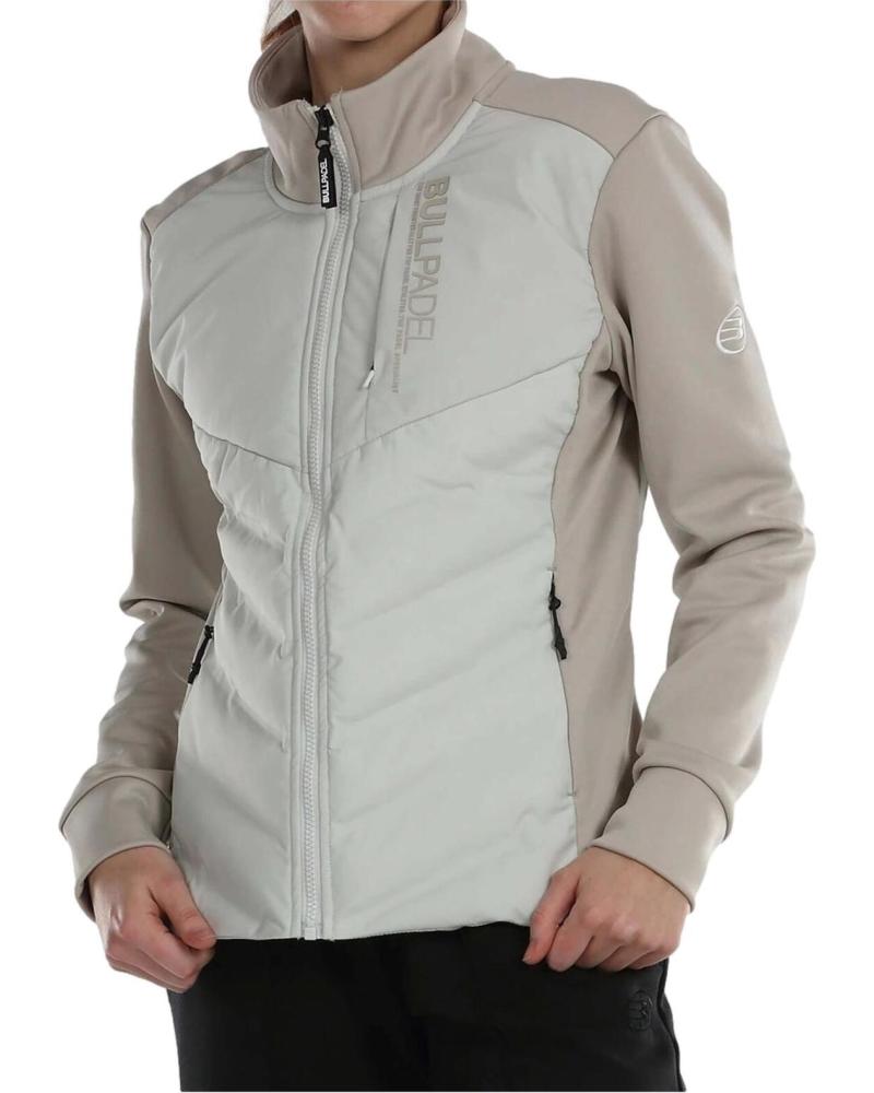 BULLPADEL CHAQUETA DEPORTIVA BULLPADEL PARA MUJER BEIGE BEIGE