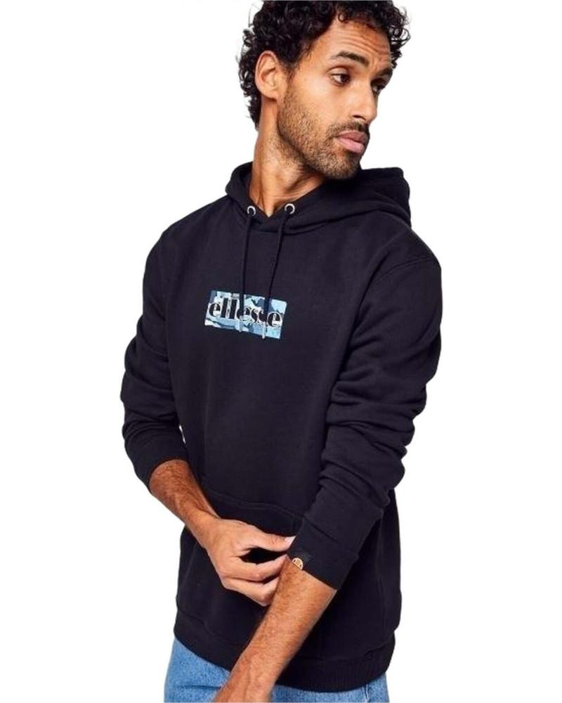 ELLESSE SUDADERA CON CAPUCHA ELLESSE PARA HOMBRE NEGRO