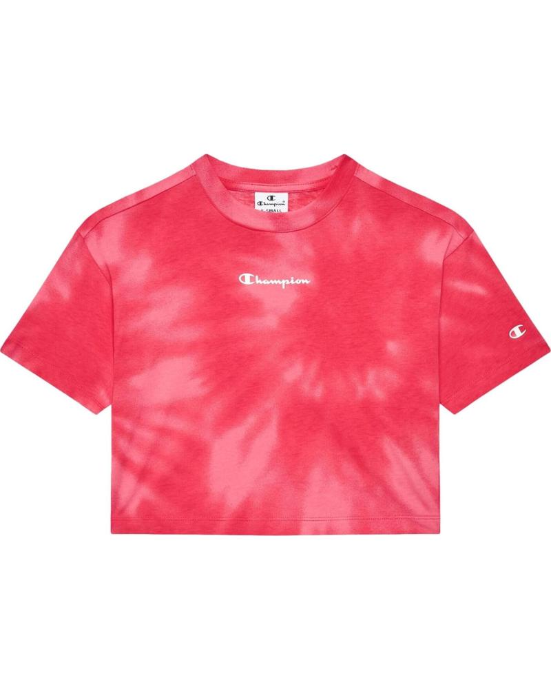 CHAMPION CAMISETA CORTA TIE-DYE CHAMPION PARA NIÑA ROSA