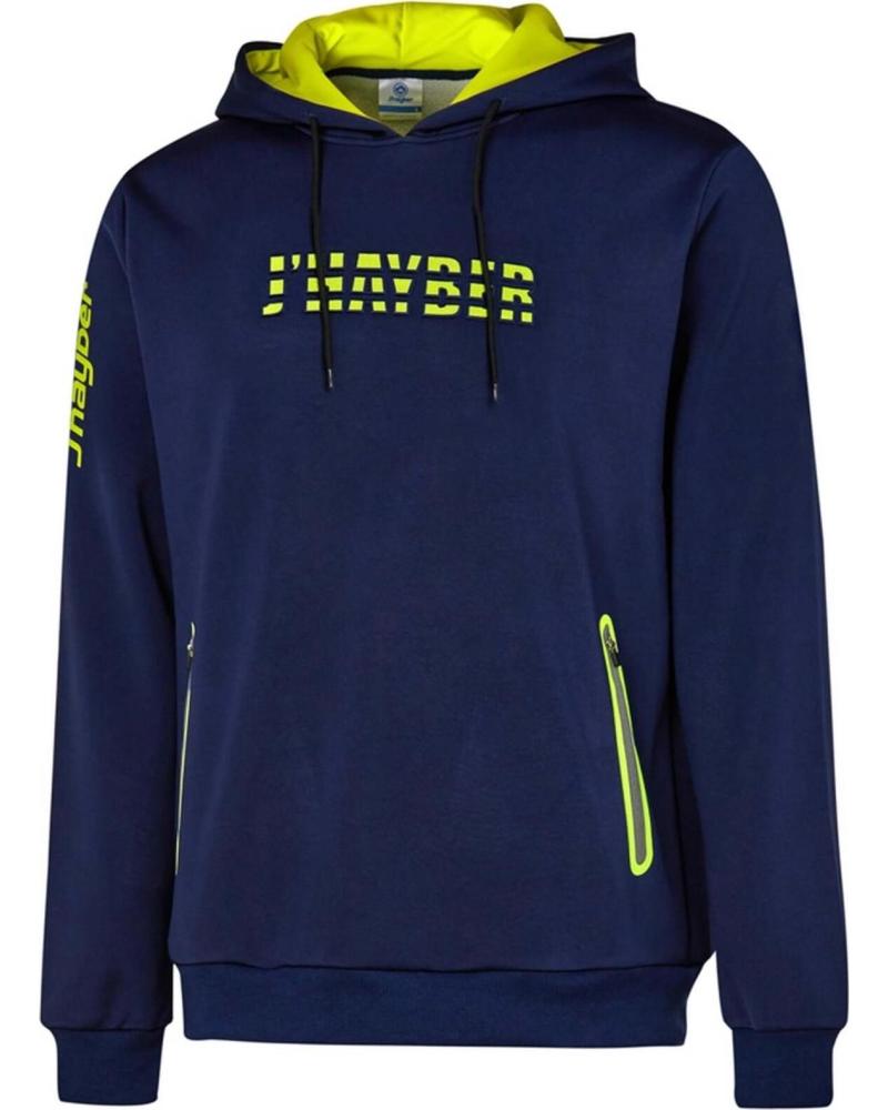 JHAYBER SUDADERA CON CAPUCHA JHAYBER PARA HOMBRE AZUL AZUL