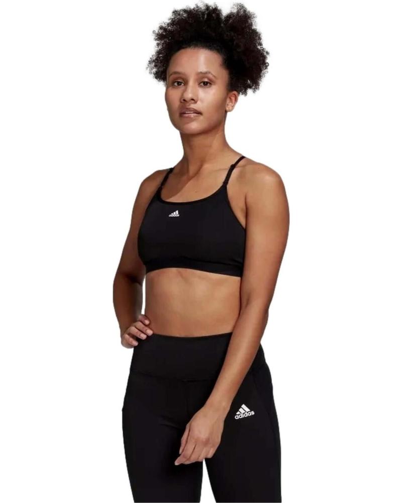 ADIDAS SUJETADOR DEPORTIVO ADIDAS PARA MUJER NEGRO NEGRO