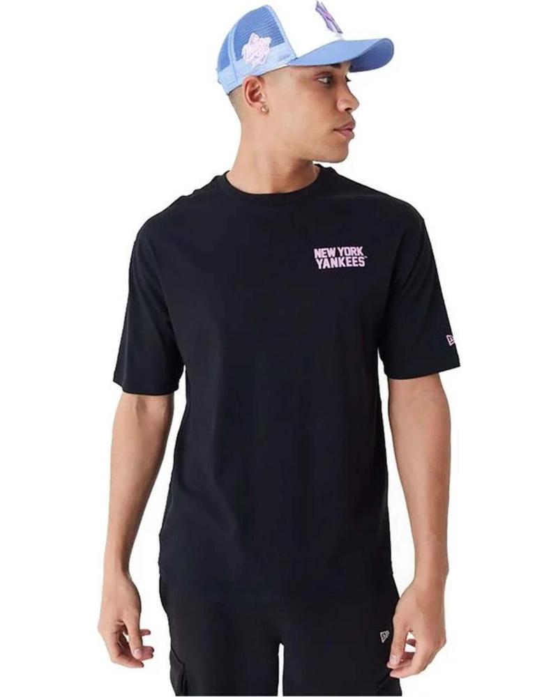 NEW ERA CAMISETA NEW ERA NEW YORK YANKEES MANGA CORTA HOMBRE NEGRA NEGRO