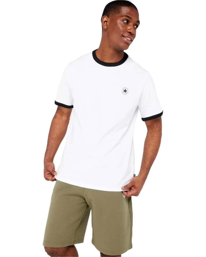 CONVERSE CAMISETA CONVERSE DE MANGA CORTA PARA HOMBRE BLANCO
