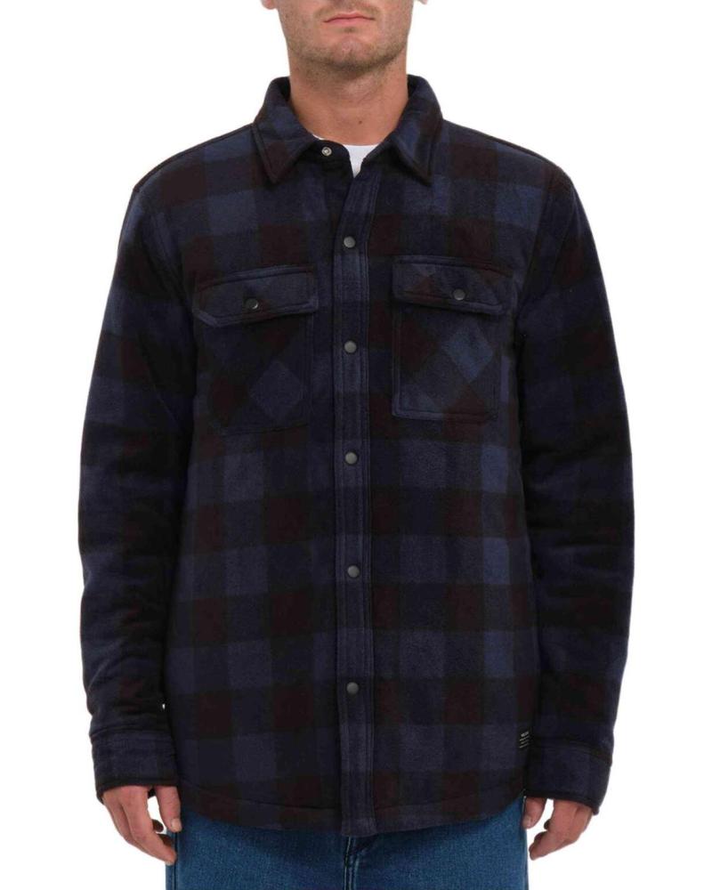 VOLCOM SOBRECAMISA DE FRANELA CUADROS VOLCOM PARA HOMBRE MULTICOLOR