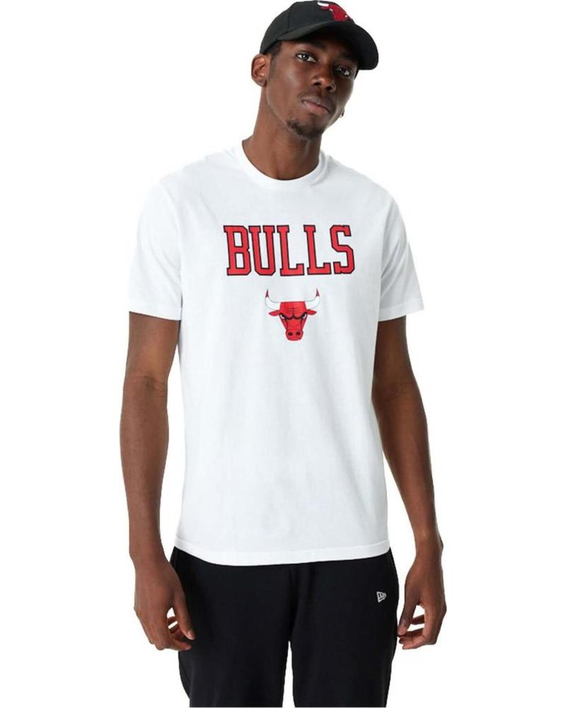 NEW ERA CAMISETA NEW ERA CHICAGO BULLS MANGA CORTA BLANCA HOMBRE BLANCO