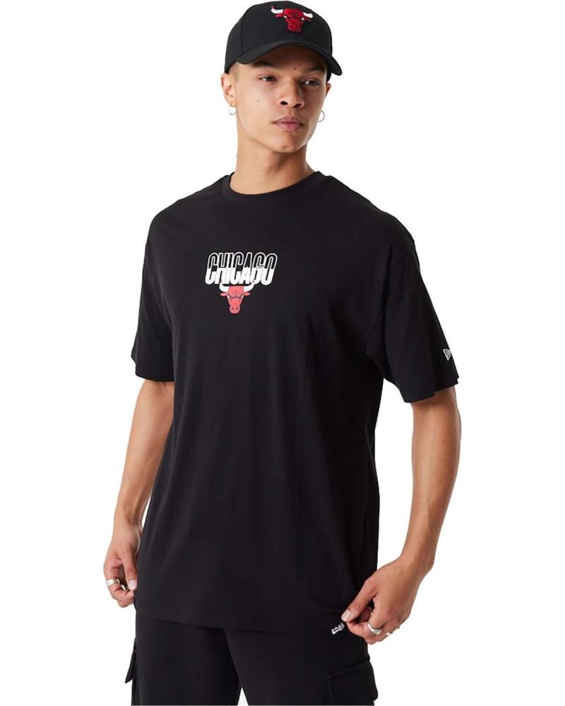 NEW ERA CAMISETA NEW ERA HOMBRE CHICAGO BULLS NEGRA MANGA CORTA NEGRO