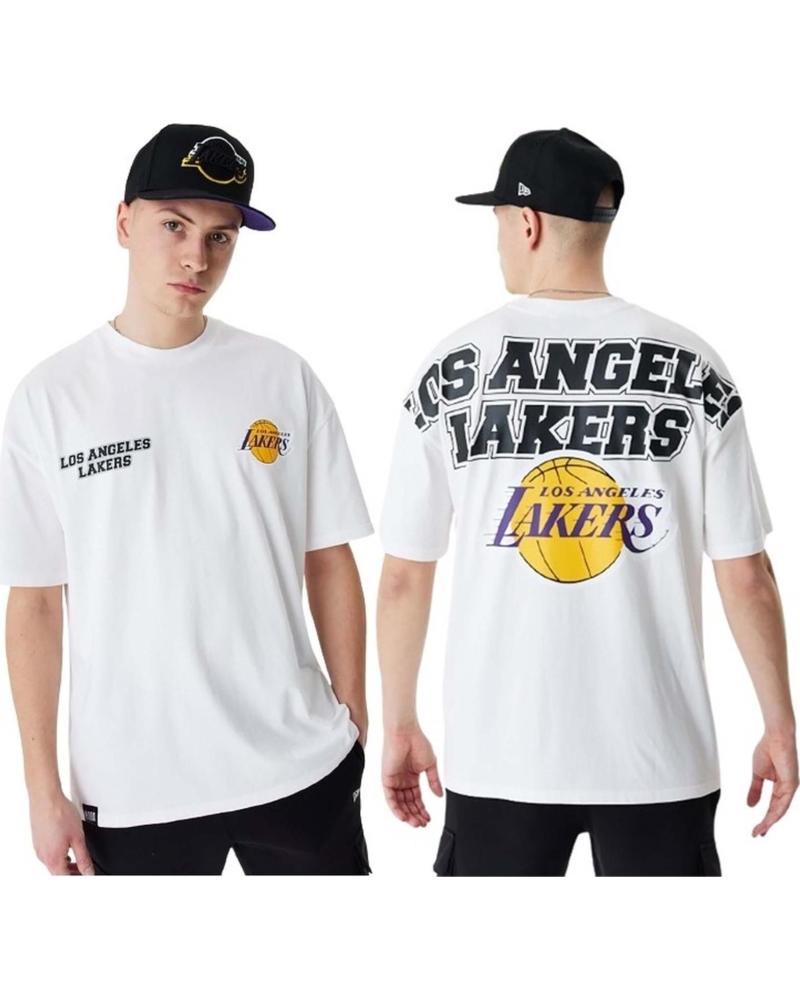 NEW ERA CAMISETA DE BALONCESTO NEW ERA LOS ANGELES LAKERS PARA HOMBRE BLANCO