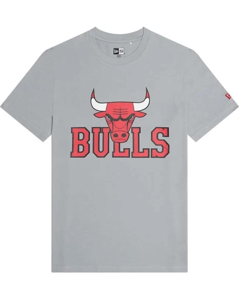 NEW ERA CAMISETA NEW ERA CHICAGO BULLS MANGA CORTA UNISEX GRIS GRIS