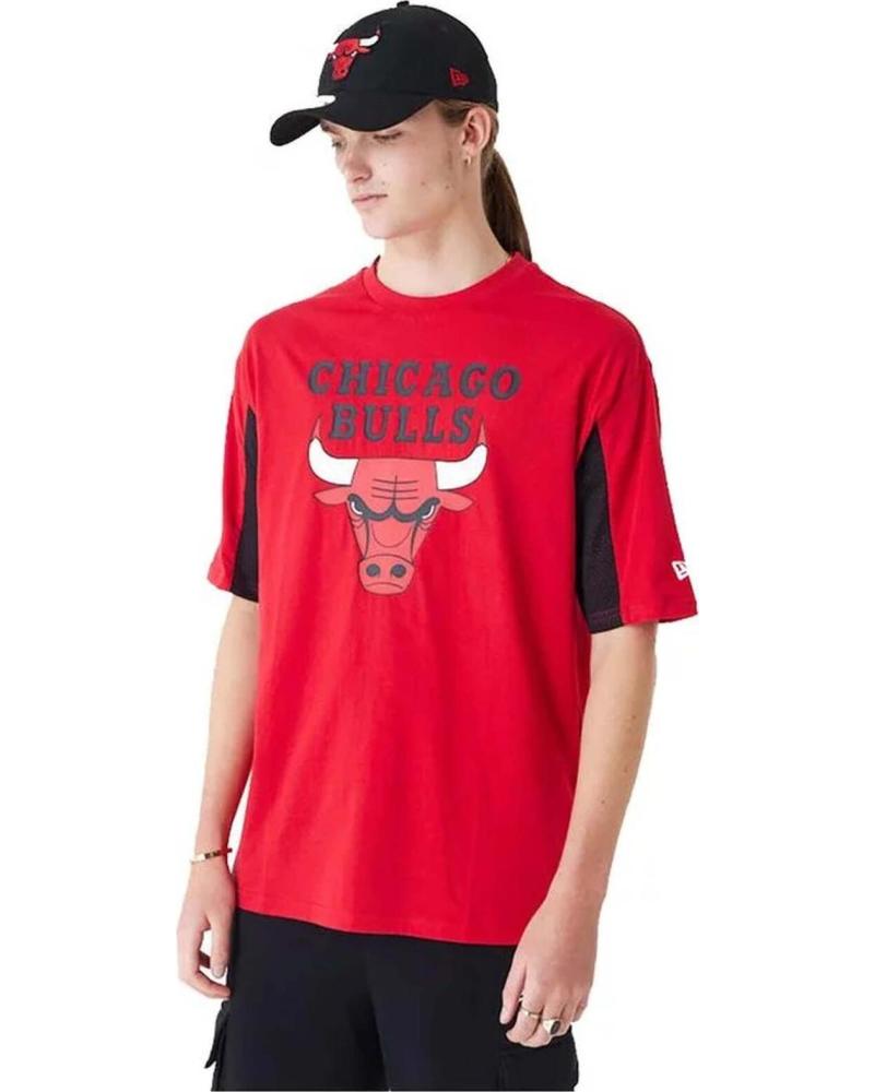 NEW ERA CAMISETA DE BALONCESTO NEW ERA CHICAGO BULLS PARA HOMBRE ROJO