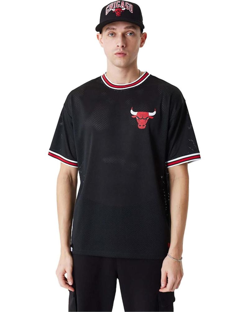 NEW ERA CAMISETA NEW ERA CHICAGO BULLS NBA HOMBRE NEGRA NEGRO