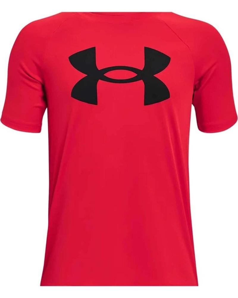 UNDER ARMOUR CAMISETA DE MANGA CORTA CON LOGO GRANDE UNDER ARMOUR PARA NIÑO ROJO