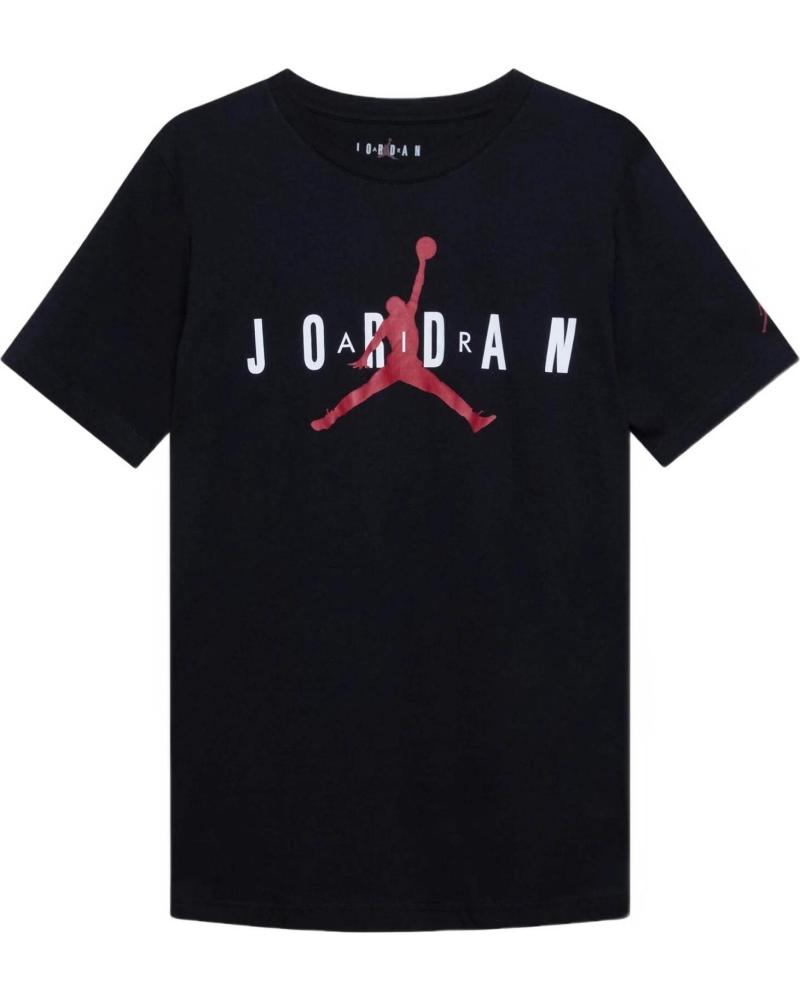 JORDAN CAMISETA JORDAN JUMPMAN LOGO MANGA CORTA PARA HOMBRE NEGRO