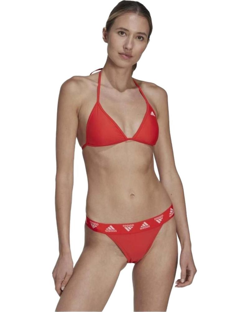 ADIDAS BIKINI ADIDAS ADICOLOR MUJER ROJO ROJO