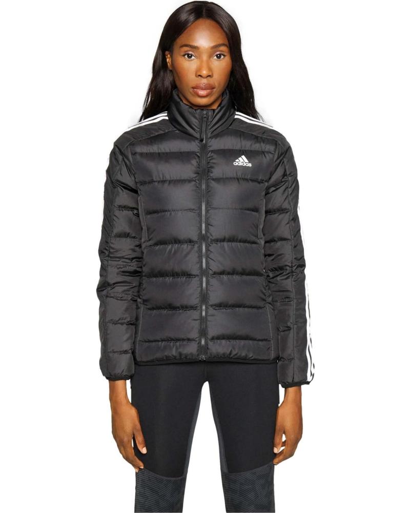 ADIDAS CHAQUETA ACOLCHADA ADIDAS ESSENTIALS 3-STRIPES PARA MUJER NEGRO
