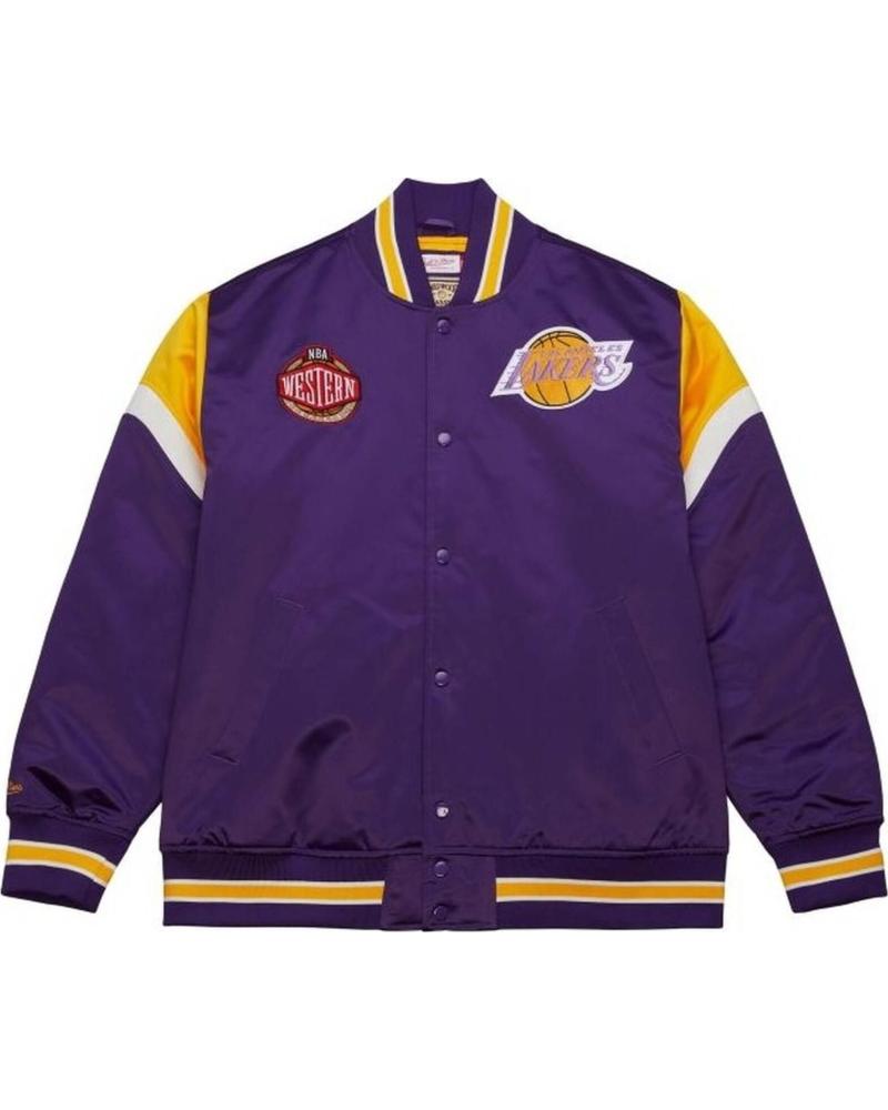 MITCHELL NESS CHAQUETA MITCHELL & NESS NBA LOS ANGELES LAKERS MORADA PARA HOMBRE MORADO