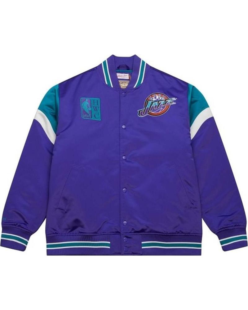 MITCHELL NESS CHAQUETA MITCHELL & NESS NBA UTAH JAZZ MORADA PARA HOMBRE MORADO