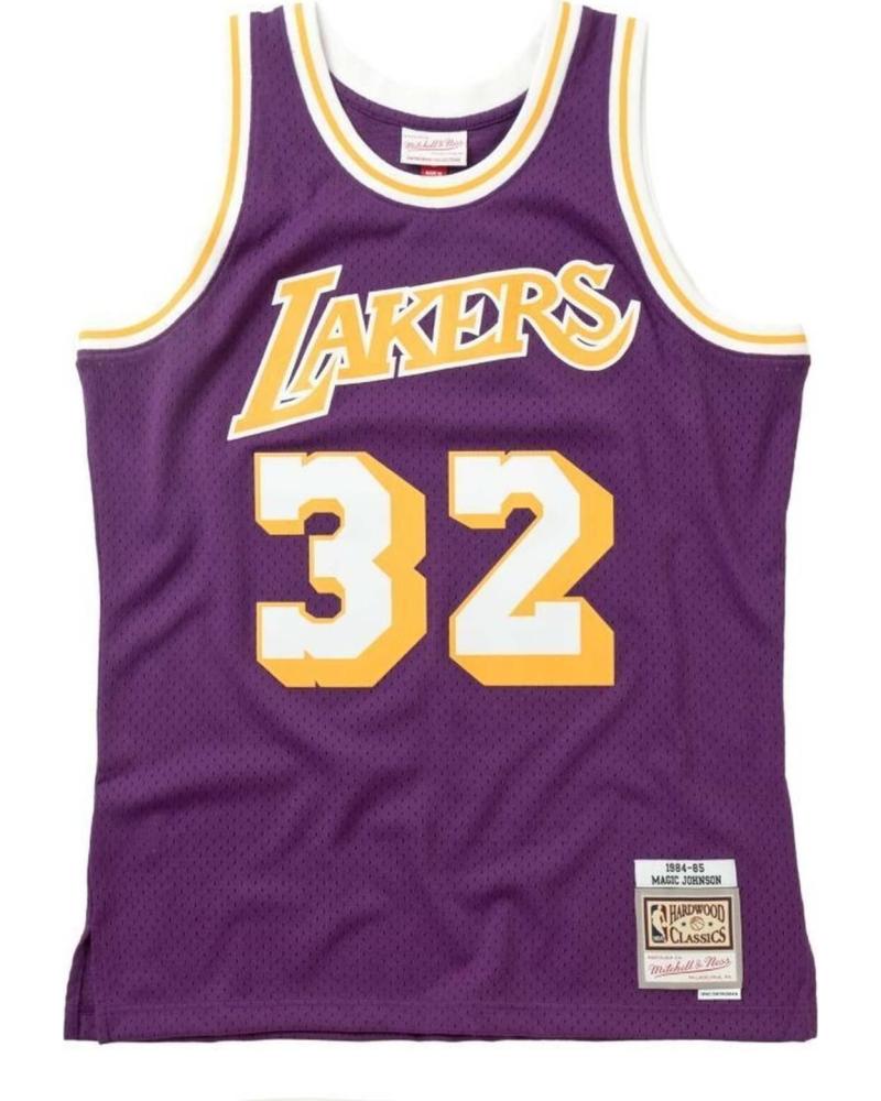 MITCHELL NESS CAMISETA DE TIRANTES MITCHELL & NESS LAKERS MAGIC JOHNSON 32 MORADA MORADO