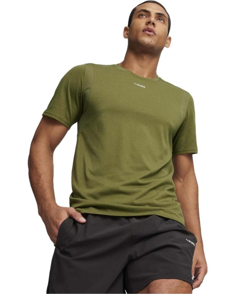 PUMA CAMISETA PUMA DE MANGA CORTA PARA HOMBRE VERDE