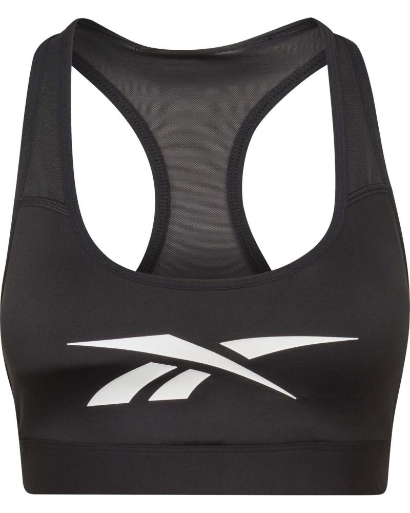 REEBOK REEBOK SUJETADOR DEPORTIVO MUJER NEGRO NEGRO