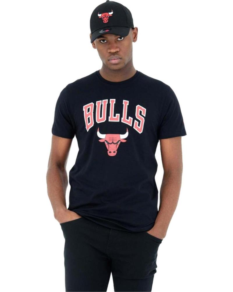 NEW ERA CAMISETA NEW ERA CHICAGO BULLS MANGA CORTA HOMBRE NEGRA NEGRO