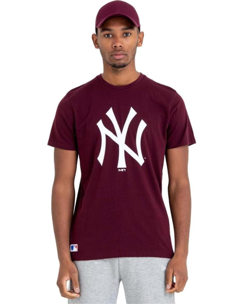 NEW ERA CAMISETA NEW ERA LOGO NY HOMBRE ROJO