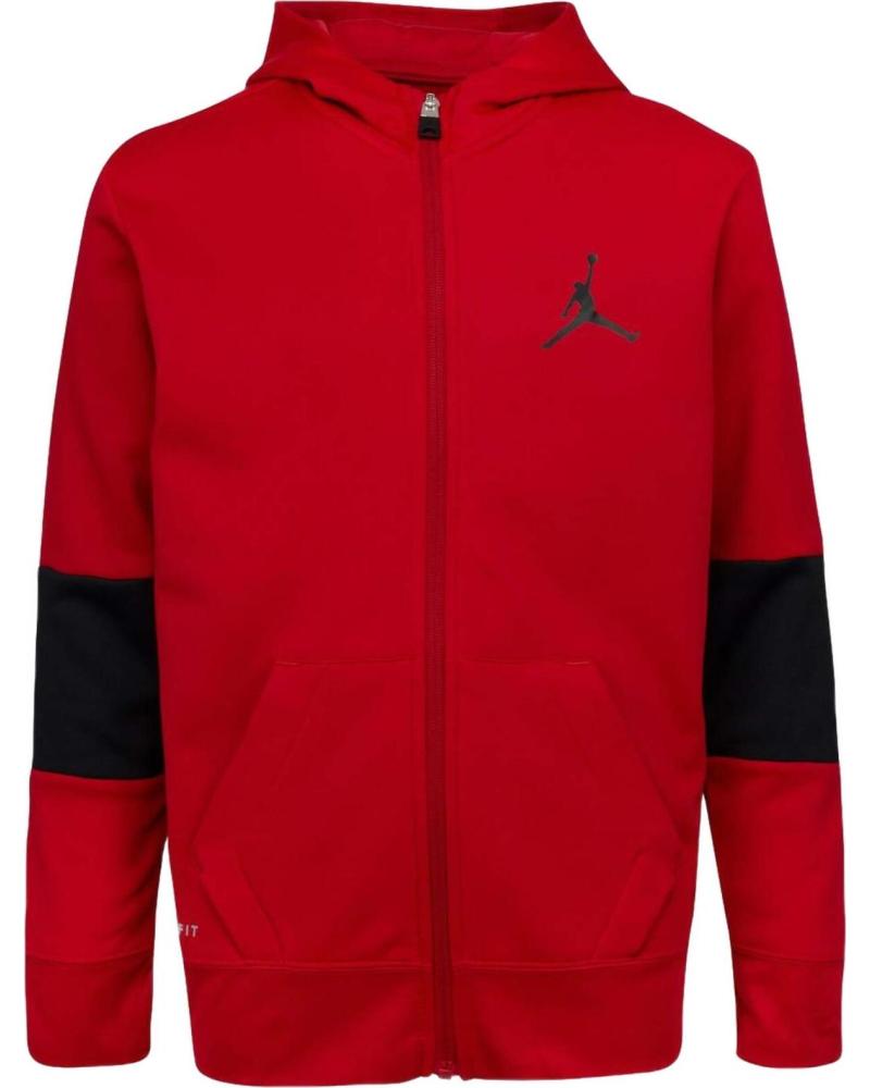 JORDAN CHAQUETA JORDAN CON CREMALLERA COMPLETA PARA HOMBRE ROJO
