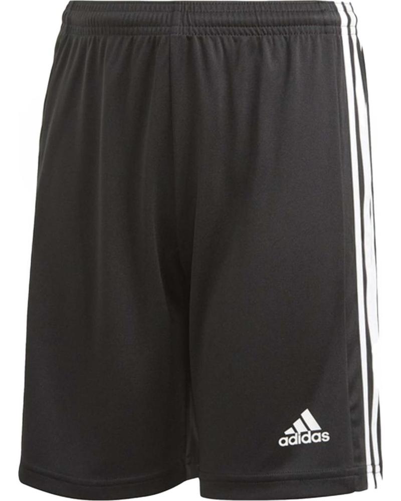 ADIDAS PANTALÓN CORTO DEPORTIVO ADIDAS 3 TIRAS PARA NIÑO/NIÑA NEGRO NEGRO