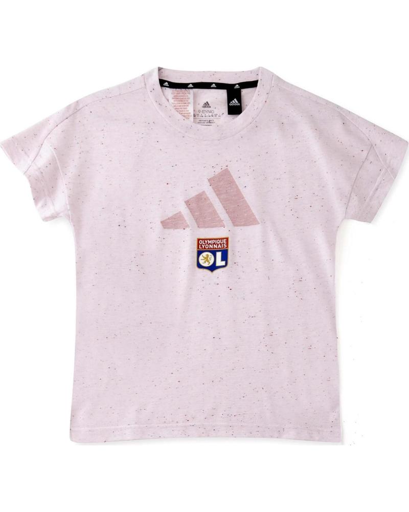 ADIDAS CAMISETA ADIDAS DE MANGA CORTA PARA NIÑA ROSA