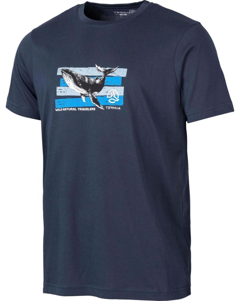 TERNUA CAMISETA TERNUA DE MANGA CORTA PARA HOMBRE AZUL