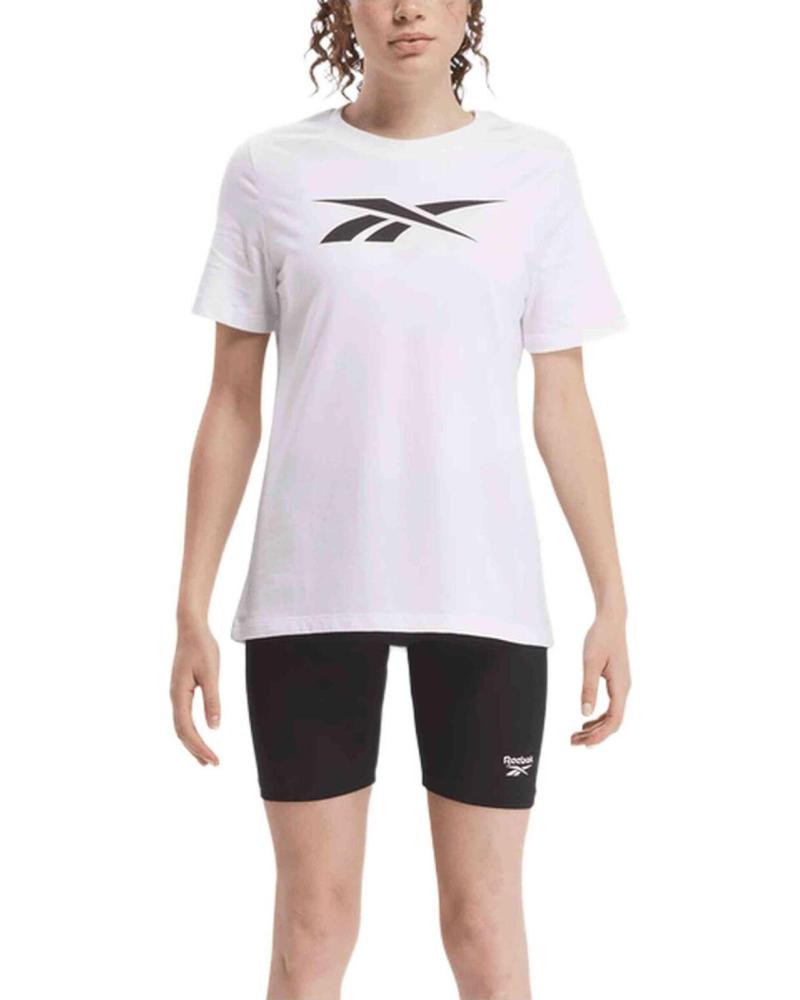 REEBOK CAMISETA REEBOK MANGA CORTA MUJER BLANCO