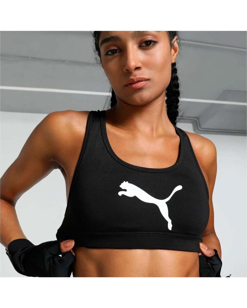 PUMA SUJETADOR DEPORTIVO PUMA CON LOGO NEGRO