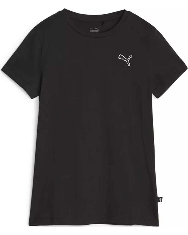 PUMA CAMISETA PUMA DE MANGA CORTA NEGRA PARA MUJER NEGRO