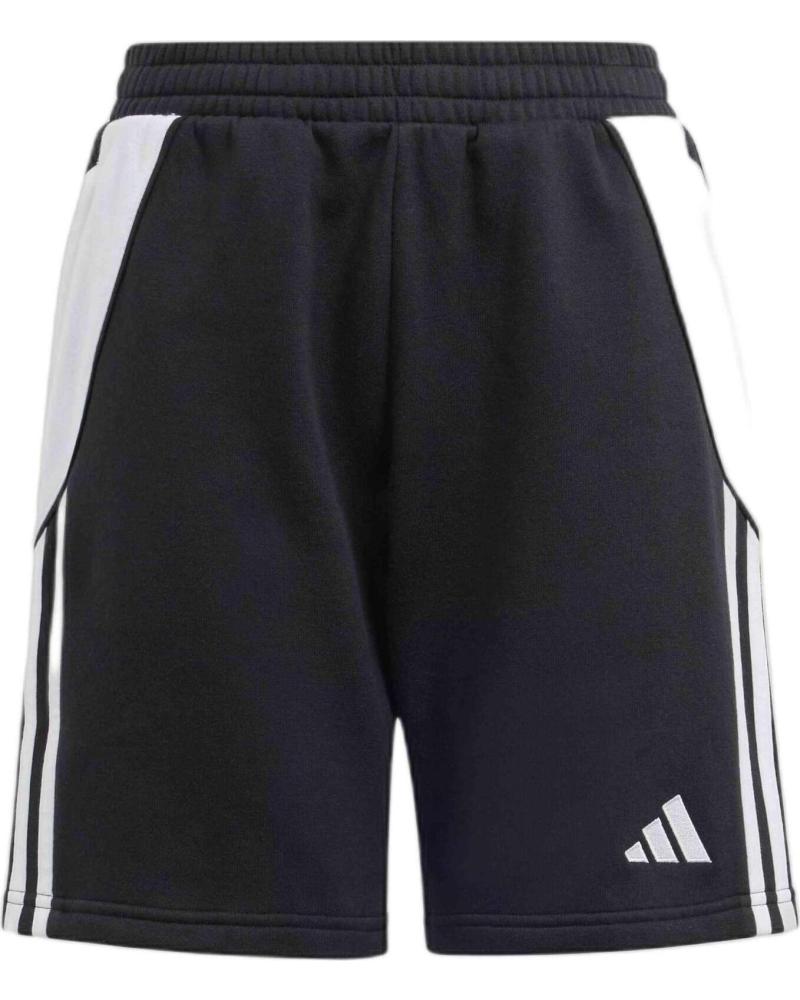ADIDAS PANTALÓN CORTO ADIDAS ESSENTIALS 3 RAYAS PARA NIÑOS NEGRO NEGRO