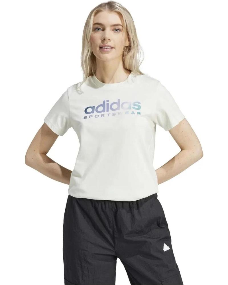 ADIDAS CAMISETA ADIDAS ESSENTIALS LOGO MANGA CORTA MUJER MULTICOLOR