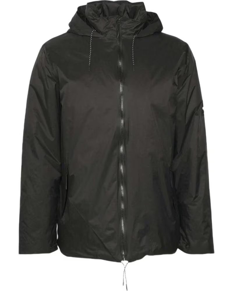 Chaqueta Rains Unisex Negra Impermeable Negro