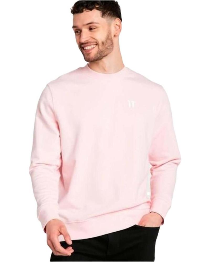 11 DEGREES SUDADERA 11 DEGREES DE MANGA LARGA PARA HOMBRE ROSA
