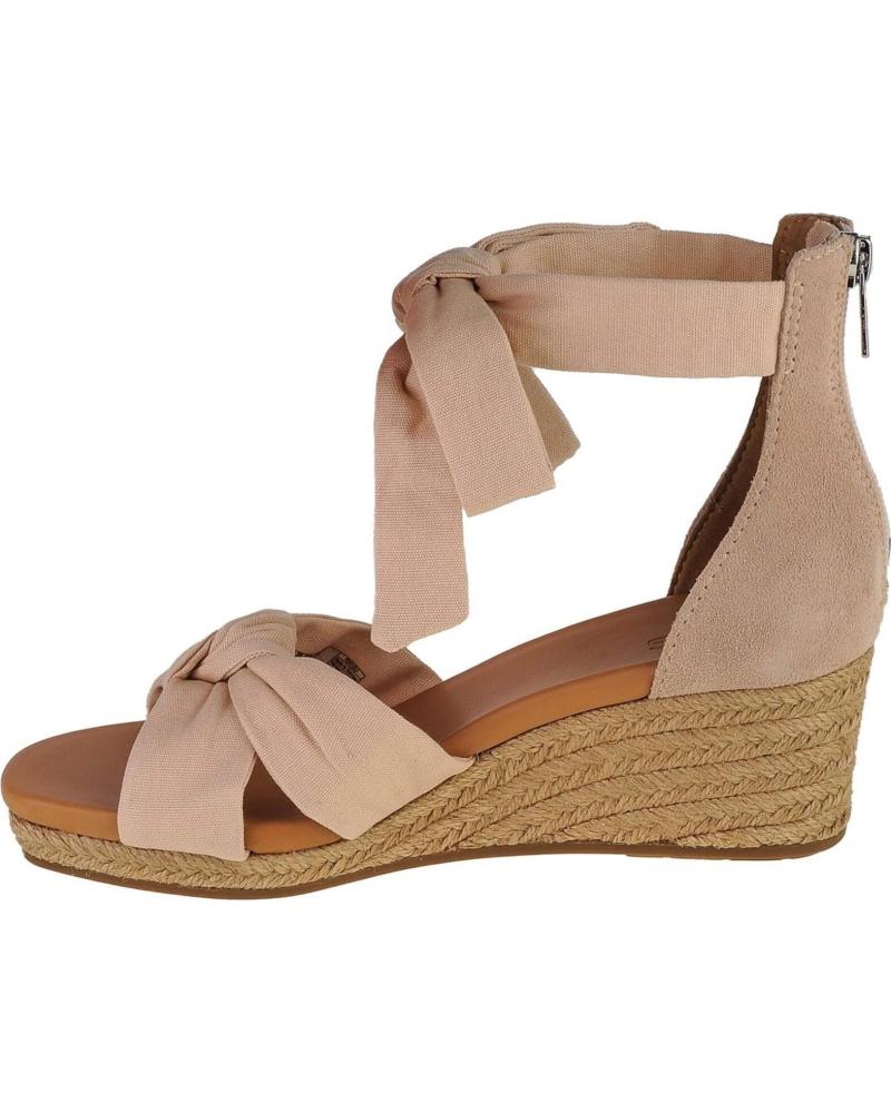 UGG SANDALIAS UGG DE CUÑA PARA MUJER EN BEIGE BEIGE