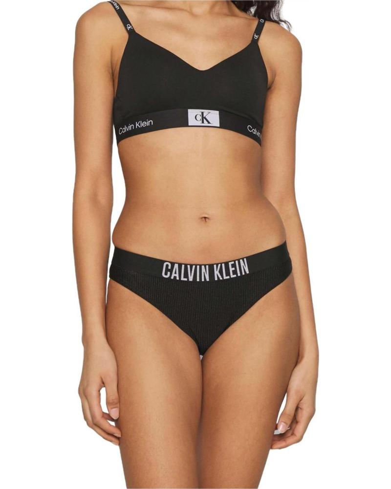 CALVIN KLEIN BRAGUITA DE BIKINI CALVIN KLEIN PARA MUJER NEGRA NEGRO