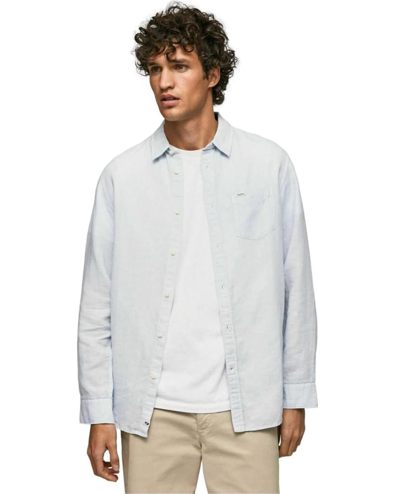 PEPE JEANS CAMISA PEPE JEANS DE LINO PARA HOMBRE AZUL