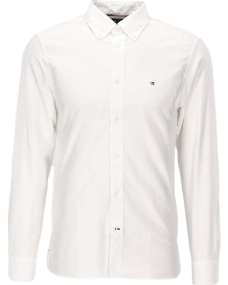 TOMMY HILFIGER CAMISA TOMMY HILFIGER DE MANGA LARGA PARA HOMBRE BLANCO