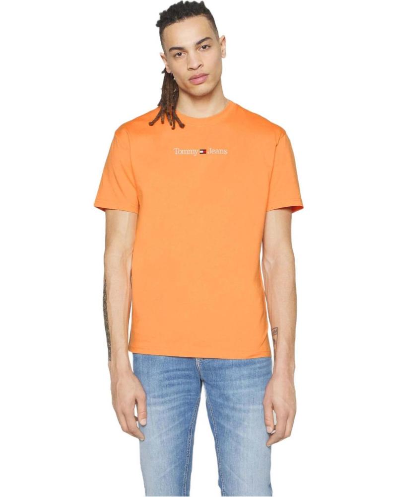 TOMMY JEANS CAMISETA DE MANGA CORTA TOMMY JEANS PARA HOMBRE NARANJA