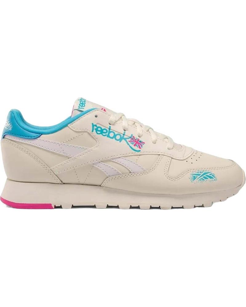 REEBOK ZAPATILLAS REEBOK CLASSIC LEATHER MUJER BEIGE MULTICOLOR MULTICOLOR