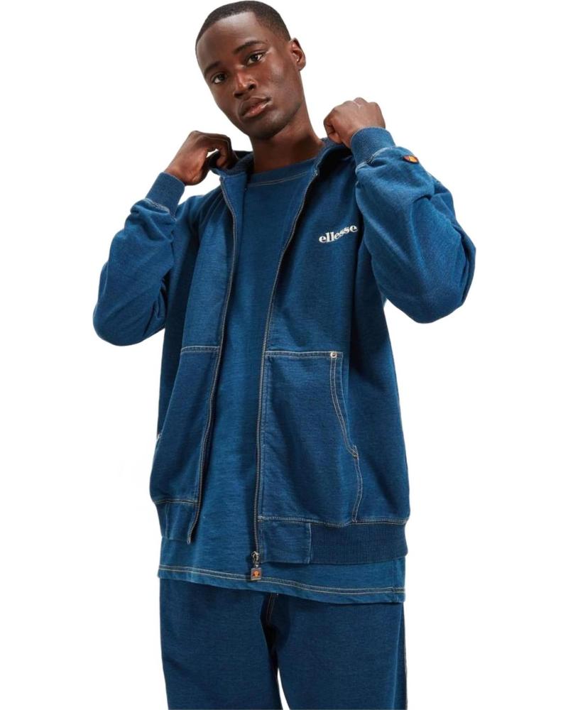 ELLESSE CHAQUETA CON CREMALLERA ELLESSE PARA HOMBRE EN AZUL AZUL