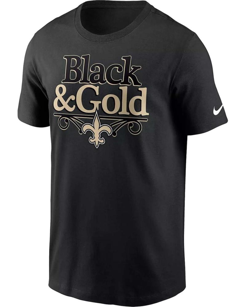 NIKE CAMISETA NIKE BLACK & GOLD SAINTS HOMBRE NEGRO
